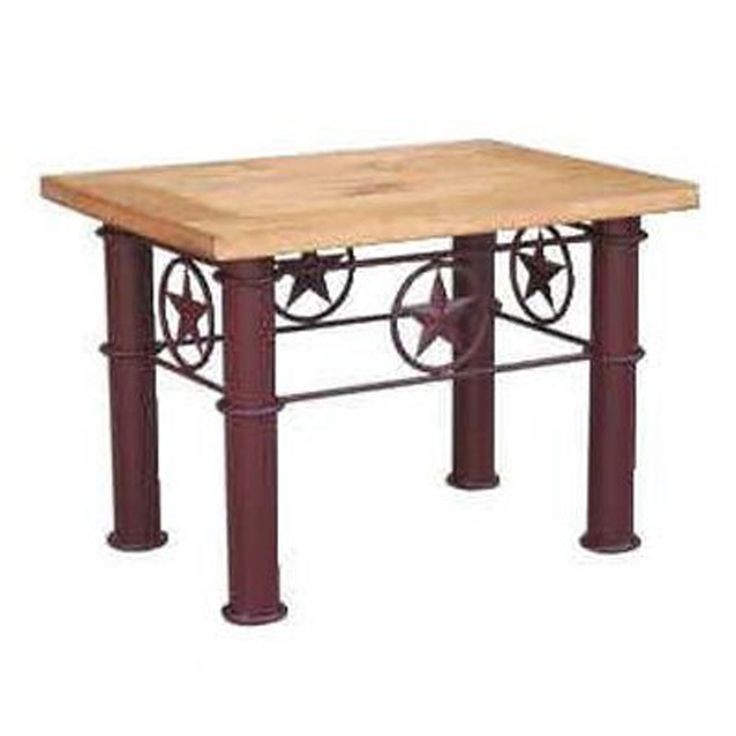 Western end table