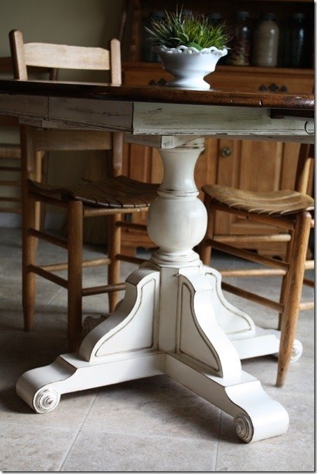 White pedestal table ikea