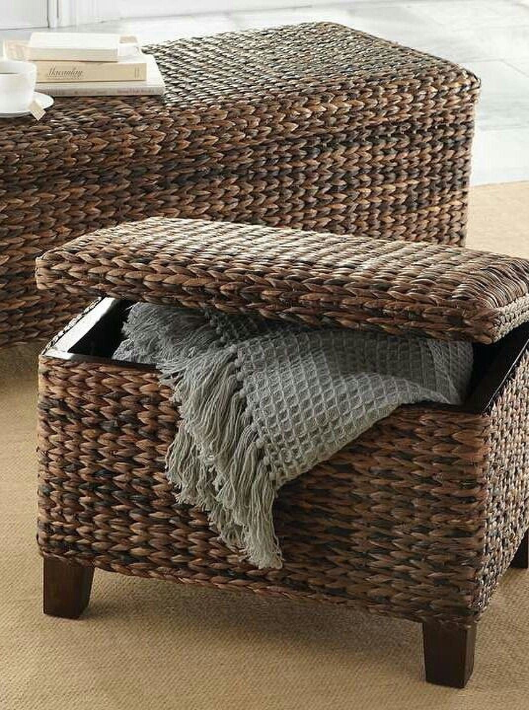 wicker storage chest target