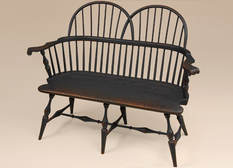 Windsor style bench
