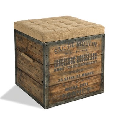 Wood cube storage