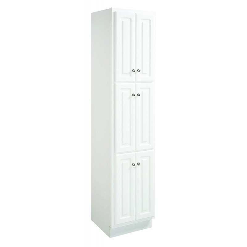 Design House 533661 78-Inch by 18-Inch Concord Ready-To-Assemble 6 Door Linen Cabinet, White
