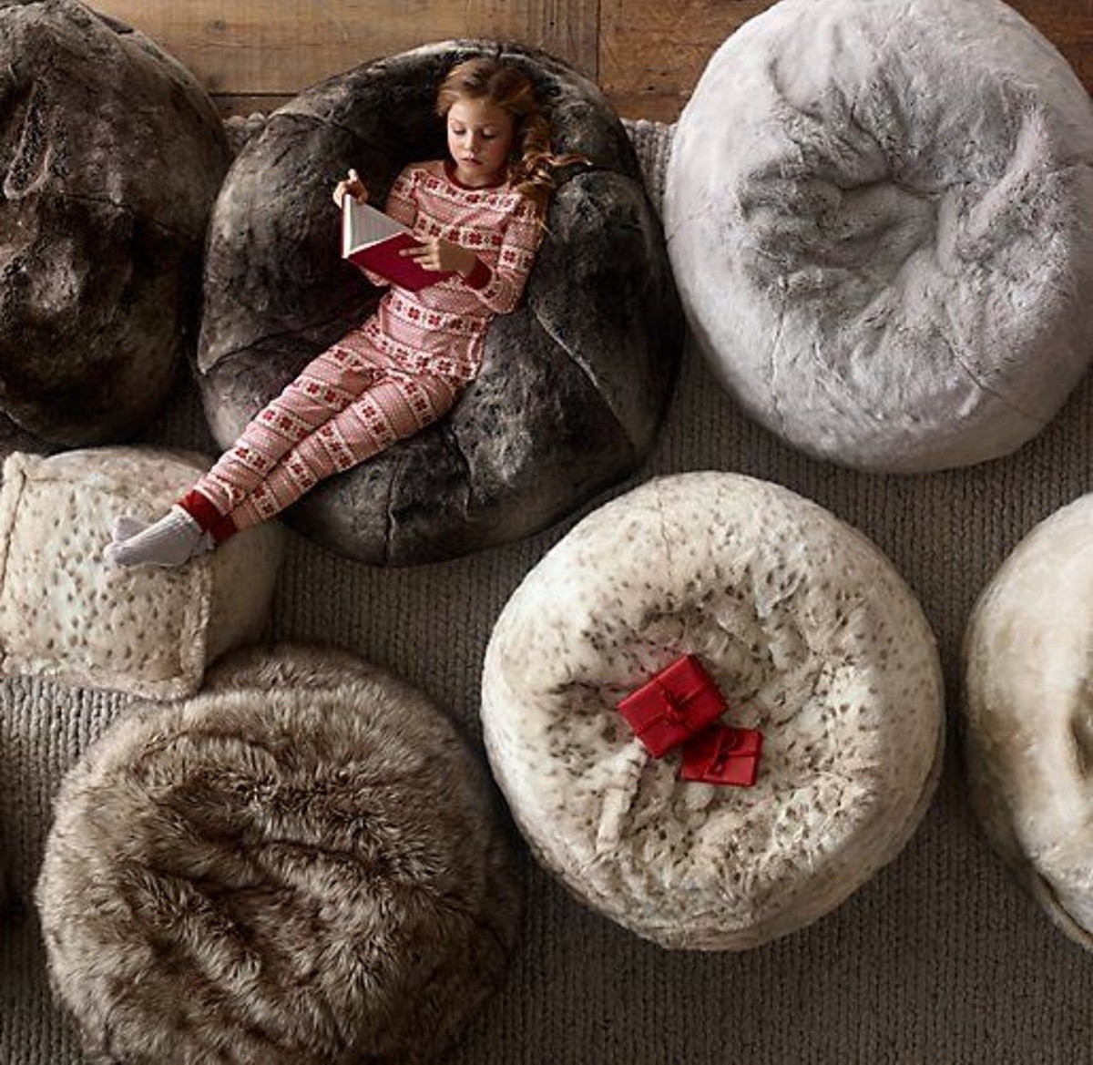 Luxury Bean Bags Foter   Fur Bean Bags 