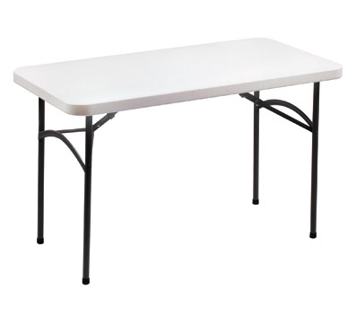 OfficeMax Folding Table, 48" x 24", White