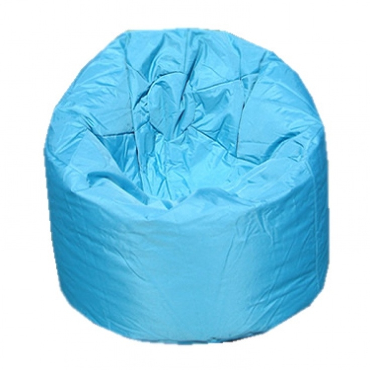 Outdoor waterproof bean bag chair large bright blue