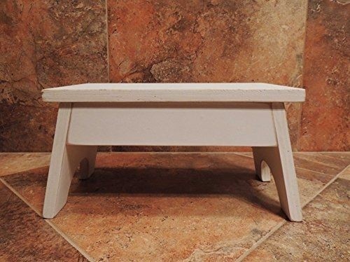 Vintage Step Stool - WintersCottage Hand Crafted Vintage-Style Wooden Step Stool Perfect for Children and Adults - This Wood Stool is Great for Kitchens, Bathrooms, and Laundry Rooms - Childrens Step Stool Made in the USA - 60 Day Money Back Guarantee