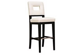 White Leather Bar Stools - Foter