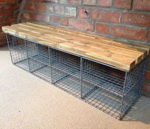 outdoor shoe storage bench