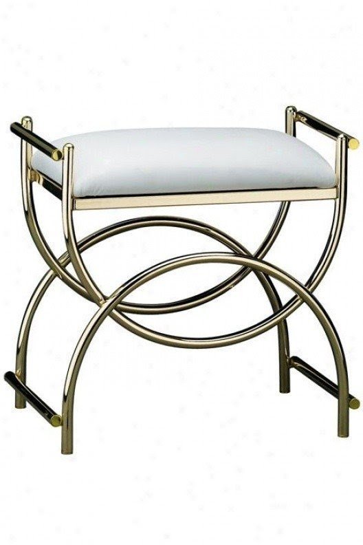 Folding vanity stool