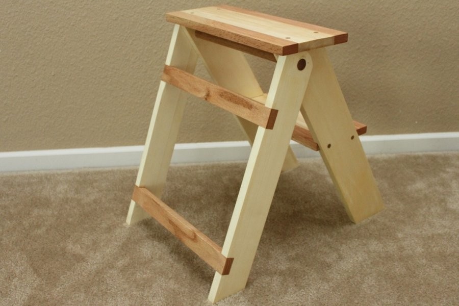 Free Wooden Folding Step Stool Plans Search Results Popular 