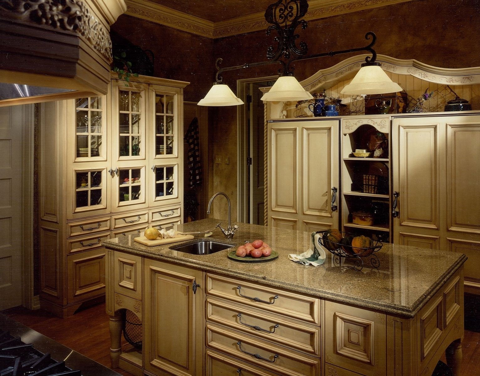 French country cabinets 3