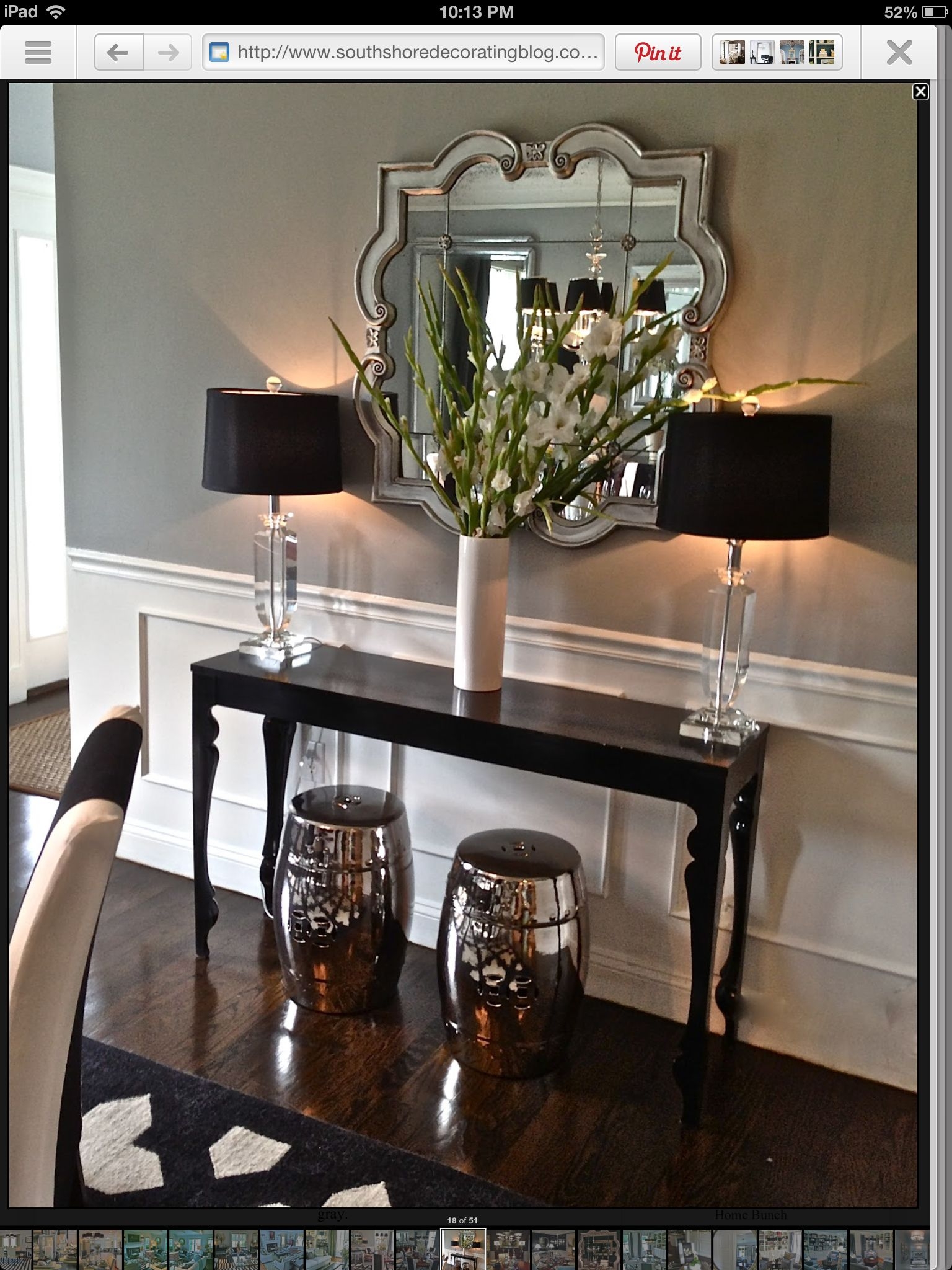 Foyer Table And Mirror Set Ideas on Foter