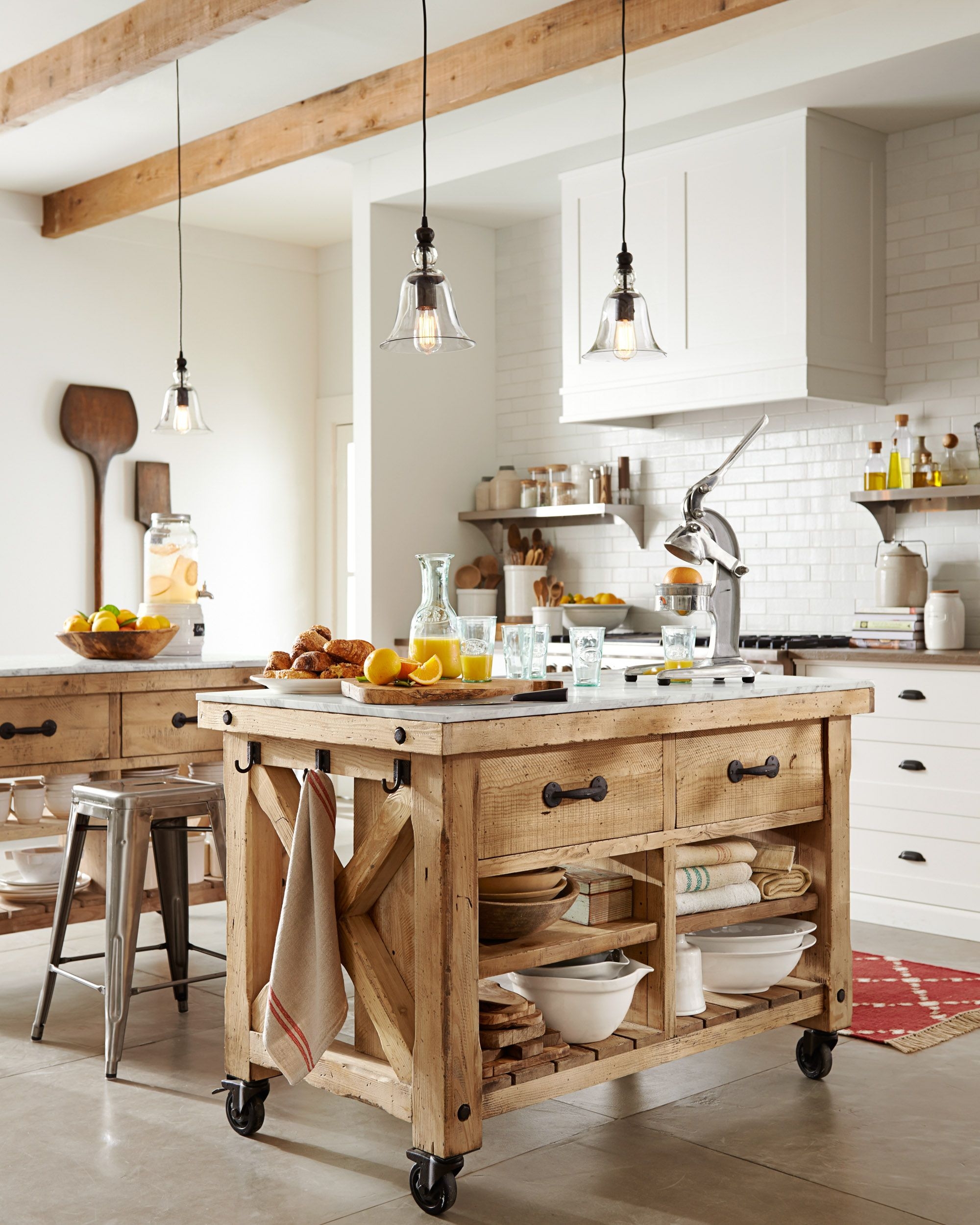 Marble top kitchen clearance island with seating