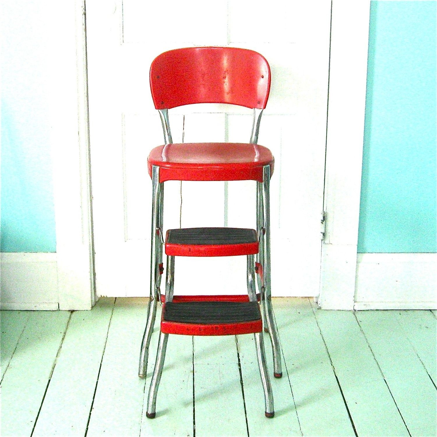 Industrial red stool