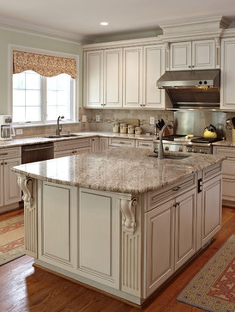 off white antique kitchen cabinets