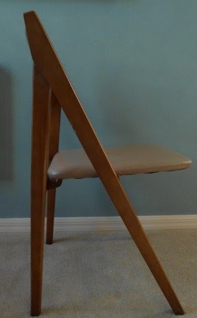 Stakmore Folding Chairs Foter   Mid Century Stakmore Folding Chair Four 4 By Midcenturyfla 65 00 1 