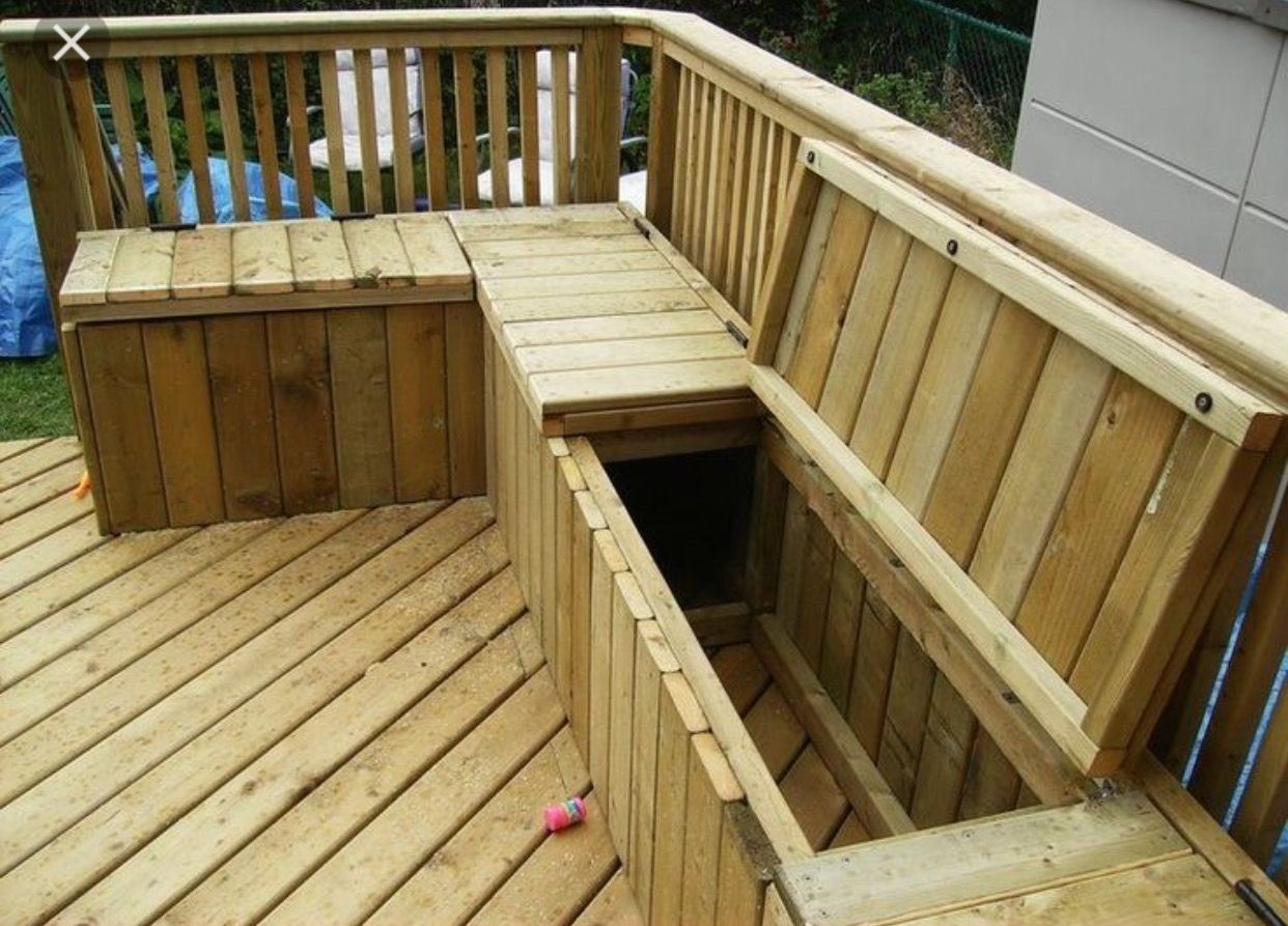 bench made of decking