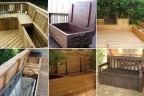 Outdoor Waterproof Storage Bench - Foter