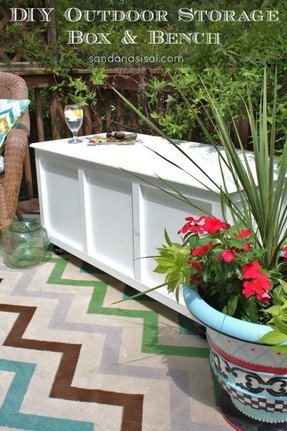 Patio Furniture Cushion Storage Boxes Ideas On Foter