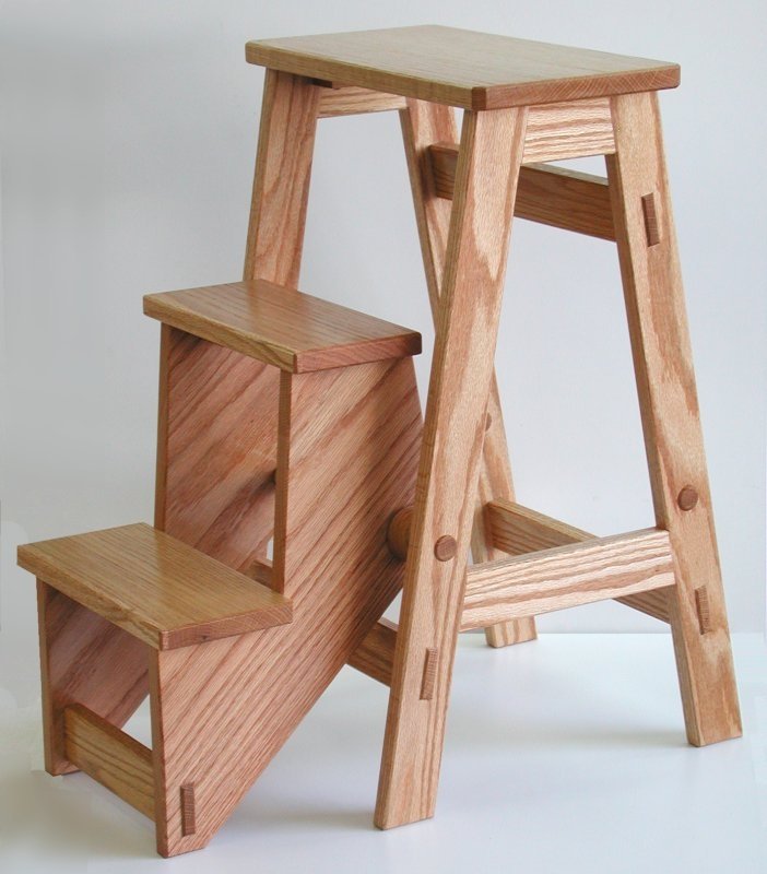 Step stool wood