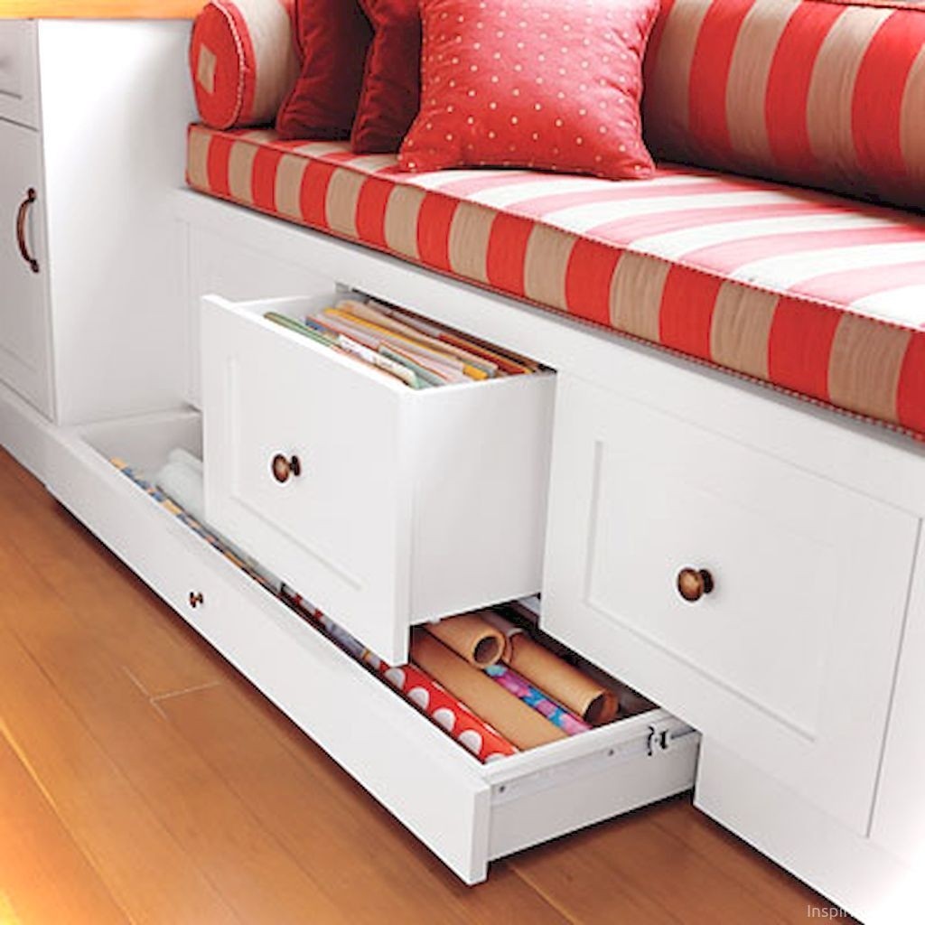 Storage benches with drawers 1