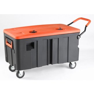 duty heavy trunk storage trunks handle wheels foter resistant companion rolling ideal favourite become soon working water store set