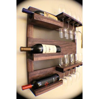 Metal Wall Wine Rack Bottle Holder - Ideas on Foter