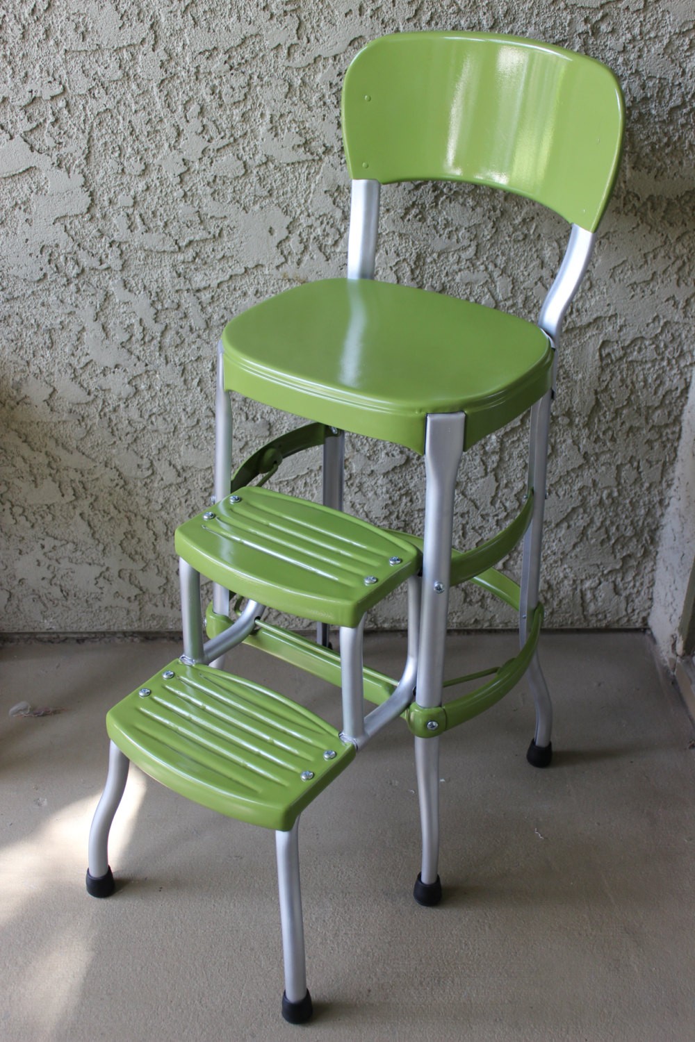 Vintage green cosco step stool