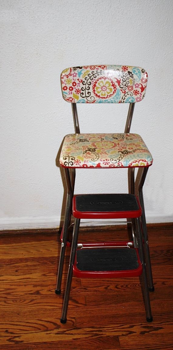 Vintage red cosco store step stool