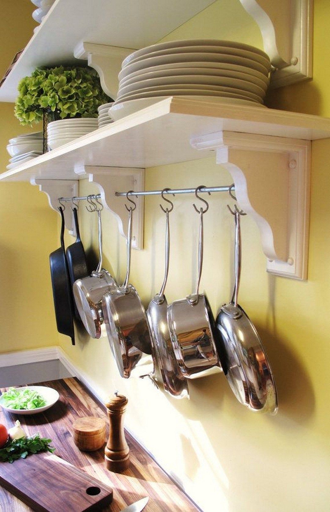 Wooden Hanging Pot Rack Ideas on Foter