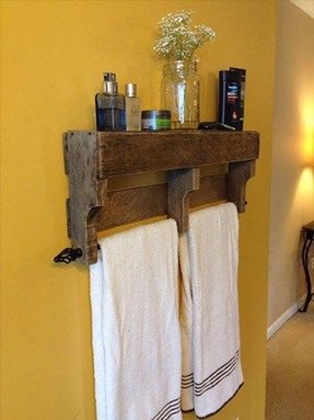 Wood Towel Rack - Foter