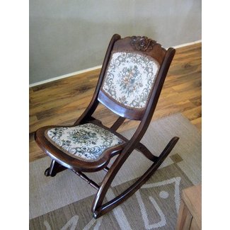 Wooden Vintage Chair For Sale  . The Chair Are Made Of Teakwood And Upholstered With Black Skai Leather.