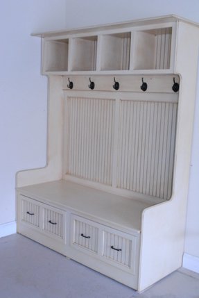 Hall Tree Coat Rack Storage Bench - Ideas on Foter