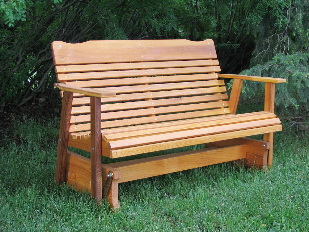 cedar glider rocker