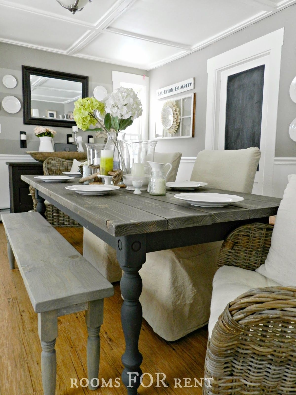 Grey Kitchen Table 