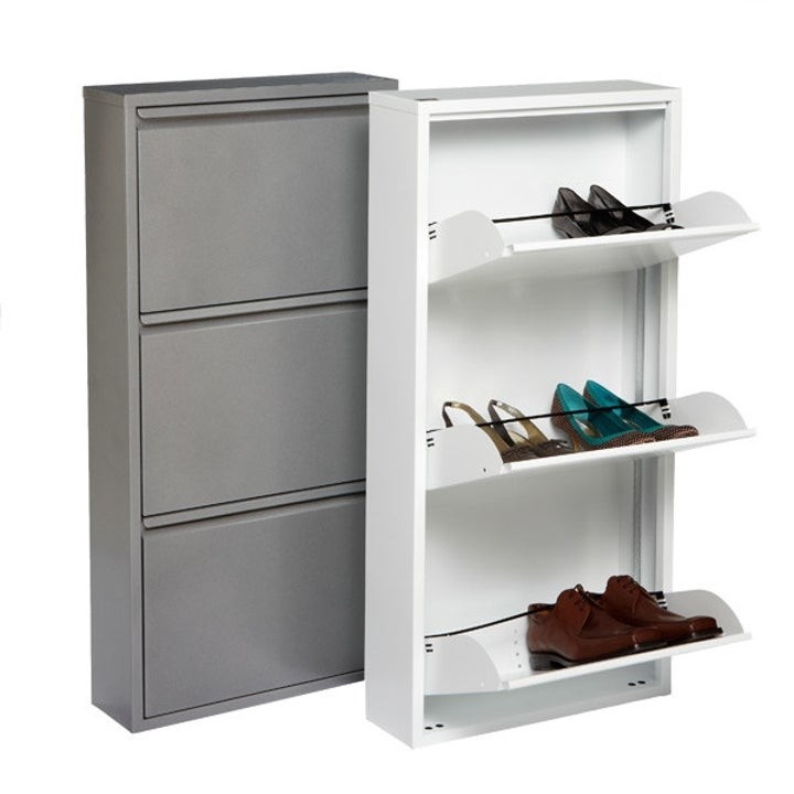 low profile shoe rack