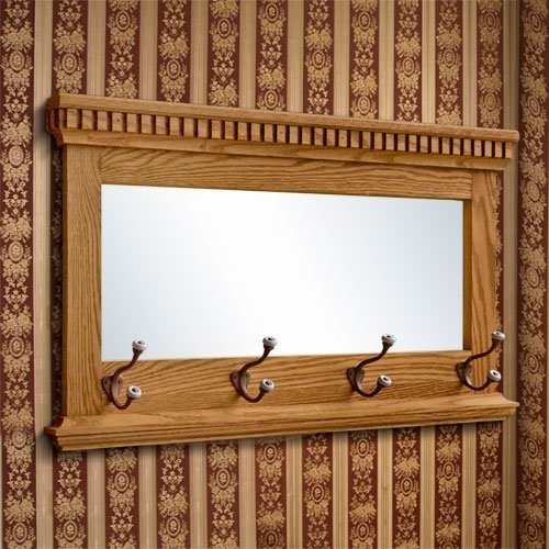 Hat rack with online mirror