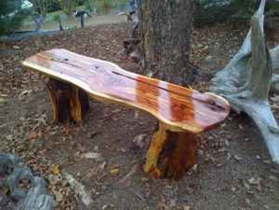 Natural log benches bench natural cedar wood natural wood bench