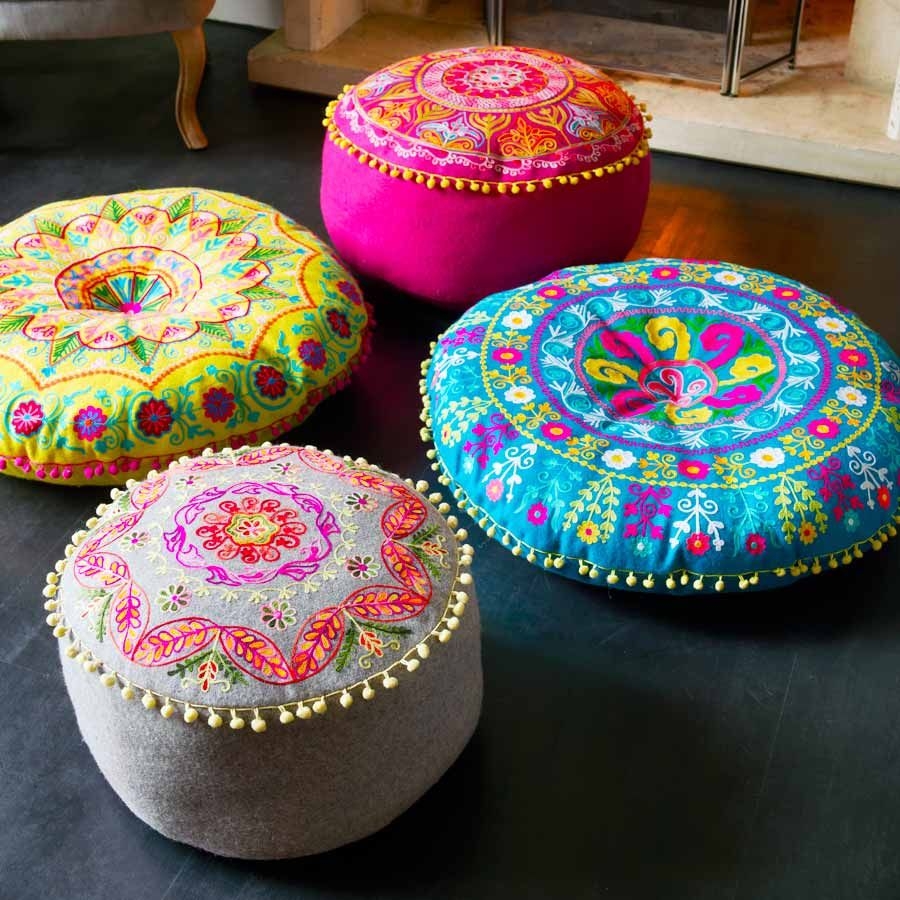 Circle best sale floor pillow