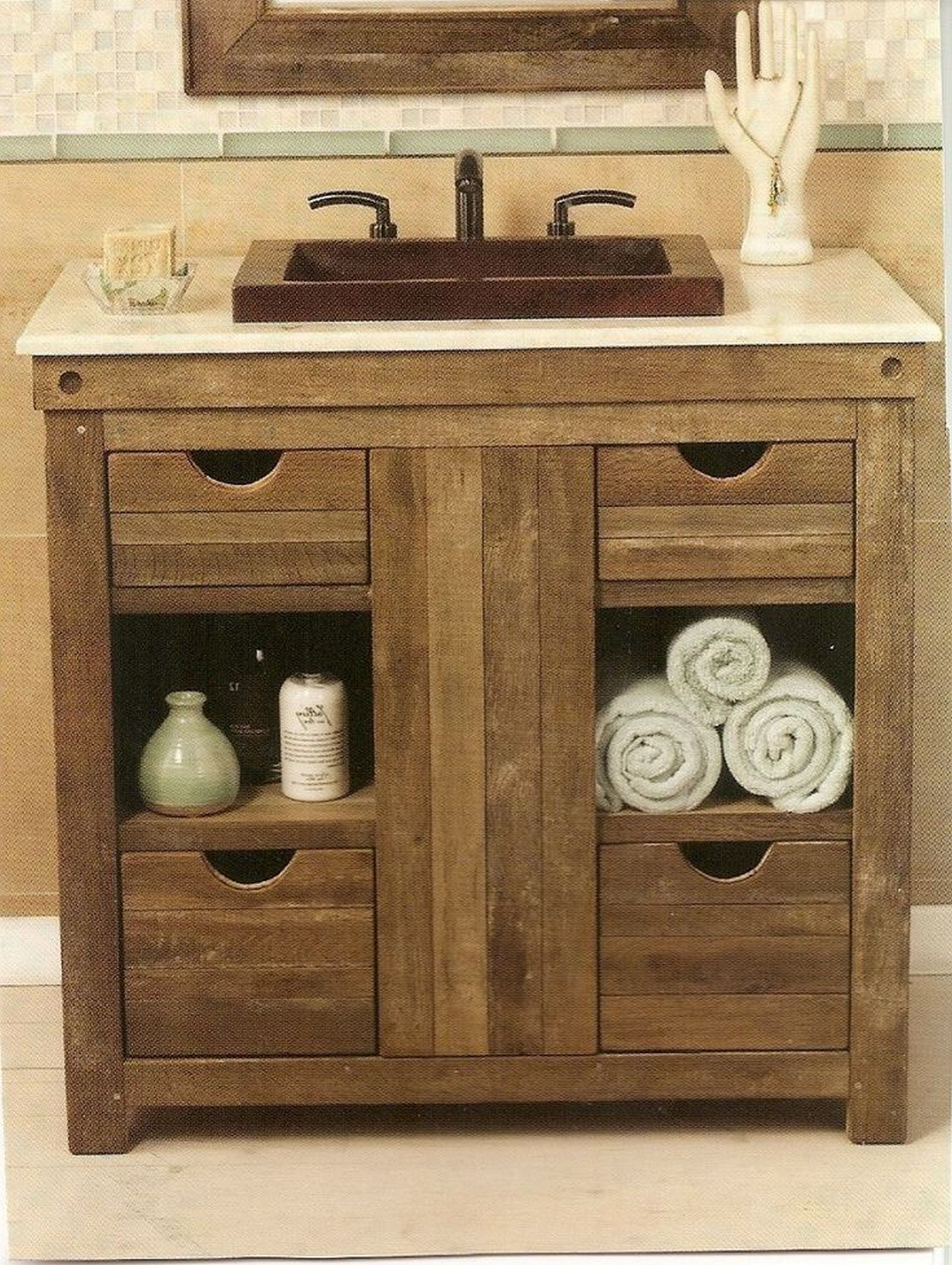 Rustic Bath Vanity Ideas On Foter