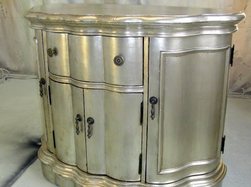 Silver furniture spray paint