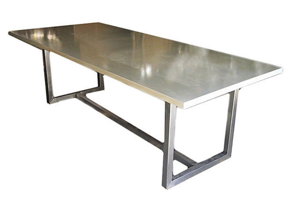 table steel dining stainless concrete foter vue wulf james