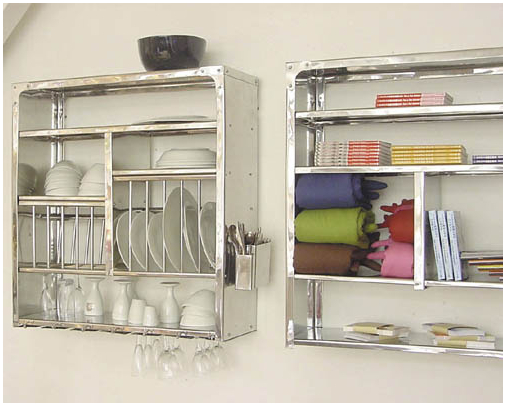Stainless steel wall mounted cabinets 5