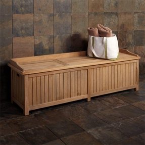 Featured image of post Outdoor Teak Storage Bench - An outdoor storage bench is a solution to many problems.