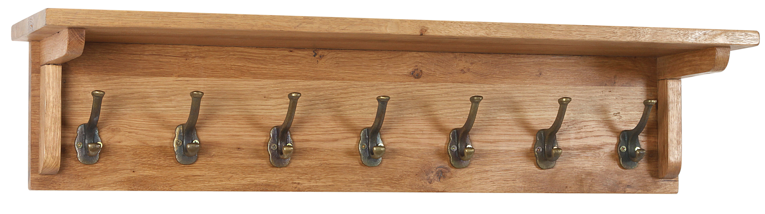 oak hook rack