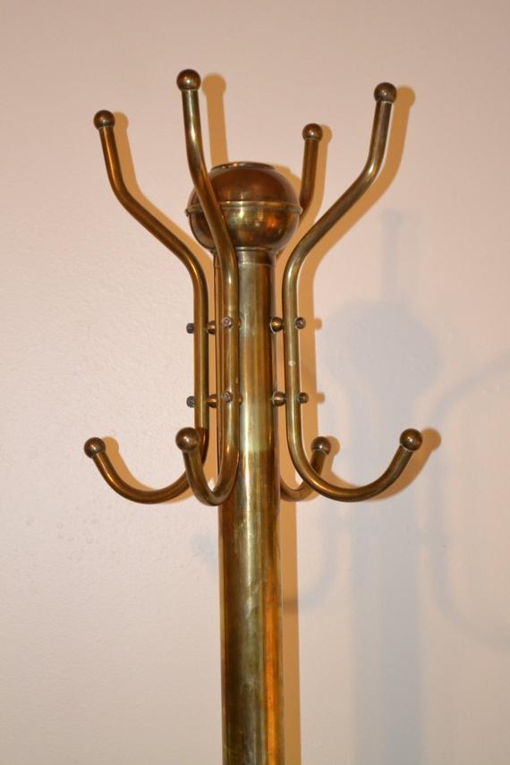 brass coat rack