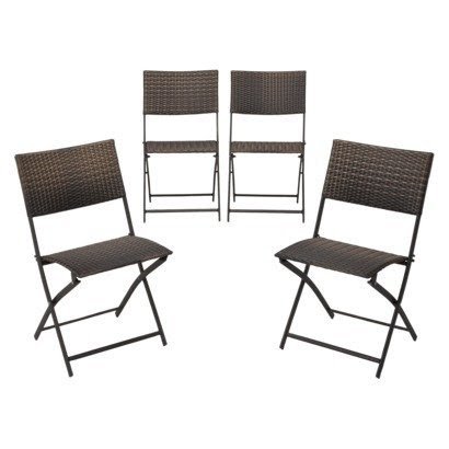 Wicker folding chairs 21