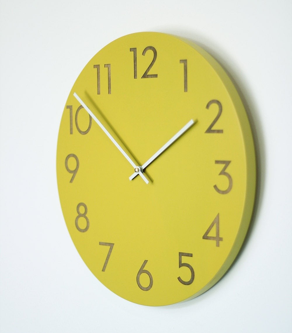 14 inch large modern wall clock
