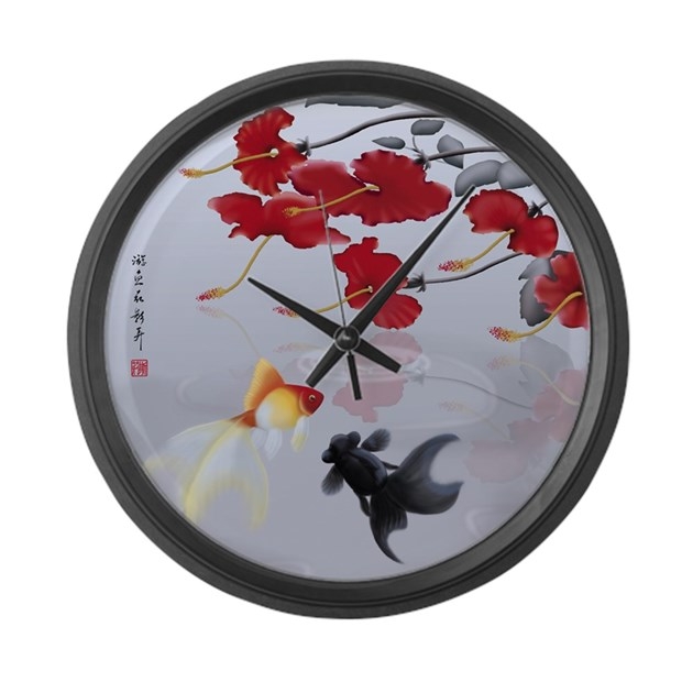 Asian wall clock