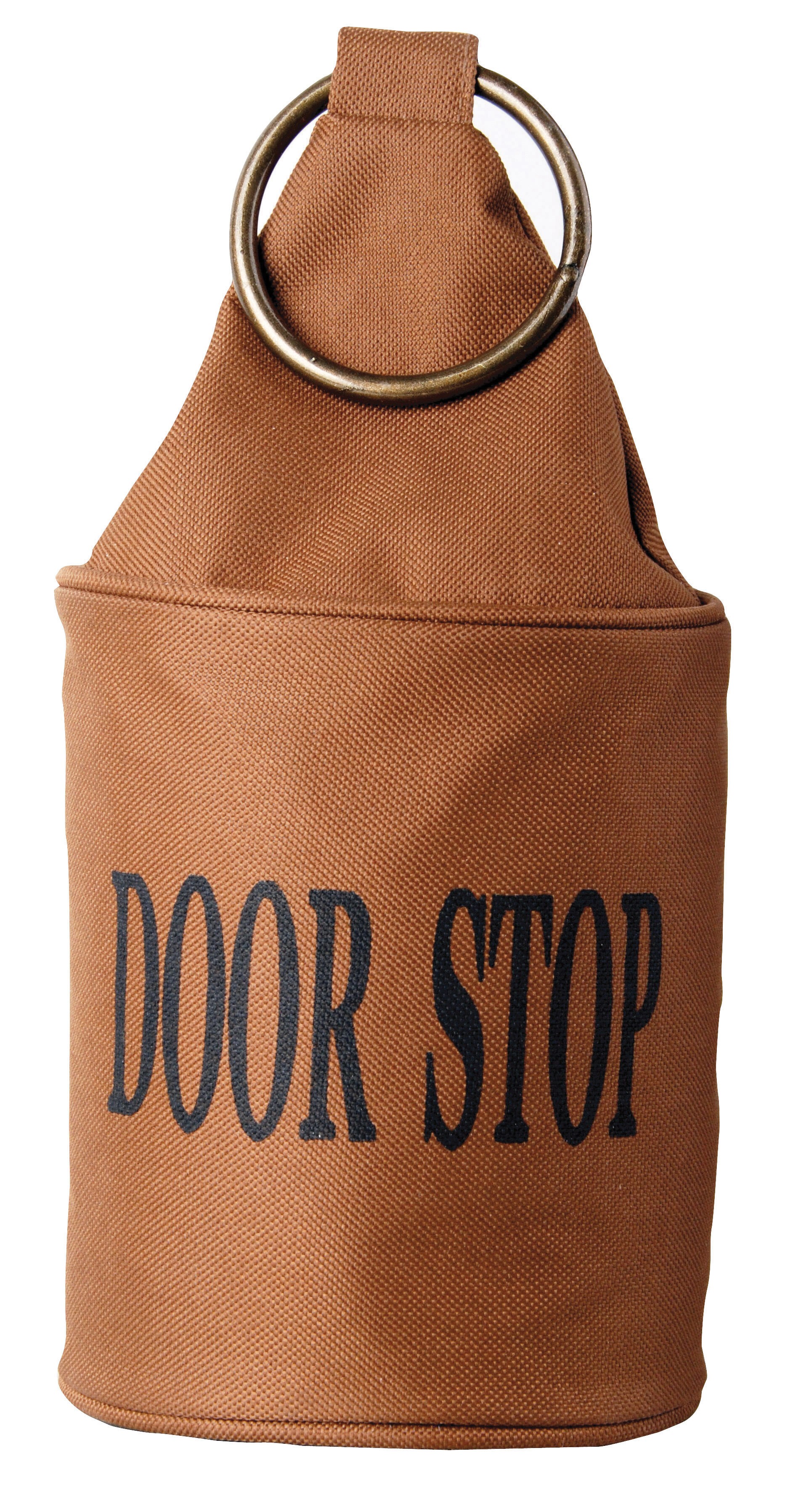 Fabric door stop with ring